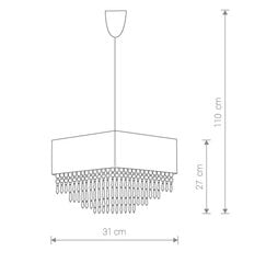 Rippvalgusti Modena BL hind ja info | Rippvalgustid | kaup24.ee