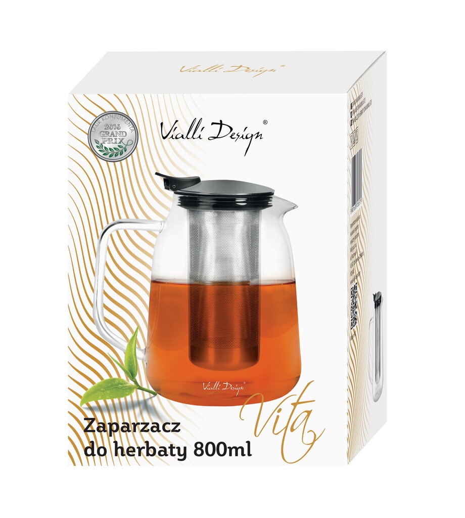 Vialli Design teekann Vita, 800 ml hind ja info | Kohvikannud, teekannud | kaup24.ee