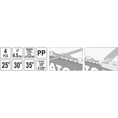 Saeketi terituskomplekt 4.5 mm hind ja info | Käsitööriistad | kaup24.ee