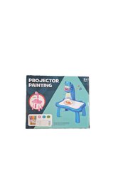 Проектор для рисования с музыкой/ творческий столик с фломастерами - синяя коровка цена и информация | Развивающие игрушки | kaup24.ee