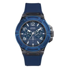 Мужские часы Guess Rigor Silicone Blue цена и информация | Мужские часы | kaup24.ee