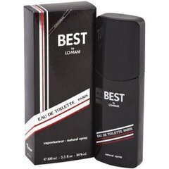 Meeste tualettvesi Best EDT, 100 ml hind ja info | Lomani Kosmeetika, parfüümid | kaup24.ee