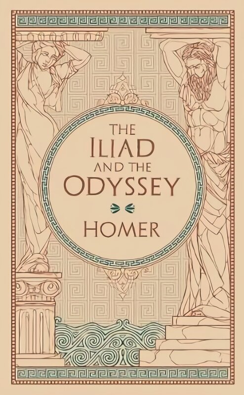 Iliad & The Odyssey (Barnes & Noble Collectible Editions): (Barnes & Noble Collectible Classics: Omnibus Edition) Revised, Bonded Leather hind ja info | Fantaasia, müstika | kaup24.ee