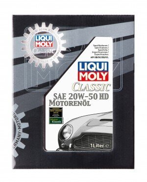 Liqui Moly Mootoriõli klassikalistele autodele SAE 20W-50 HD, 1l hind ja info | Mootoriõlid | kaup24.ee