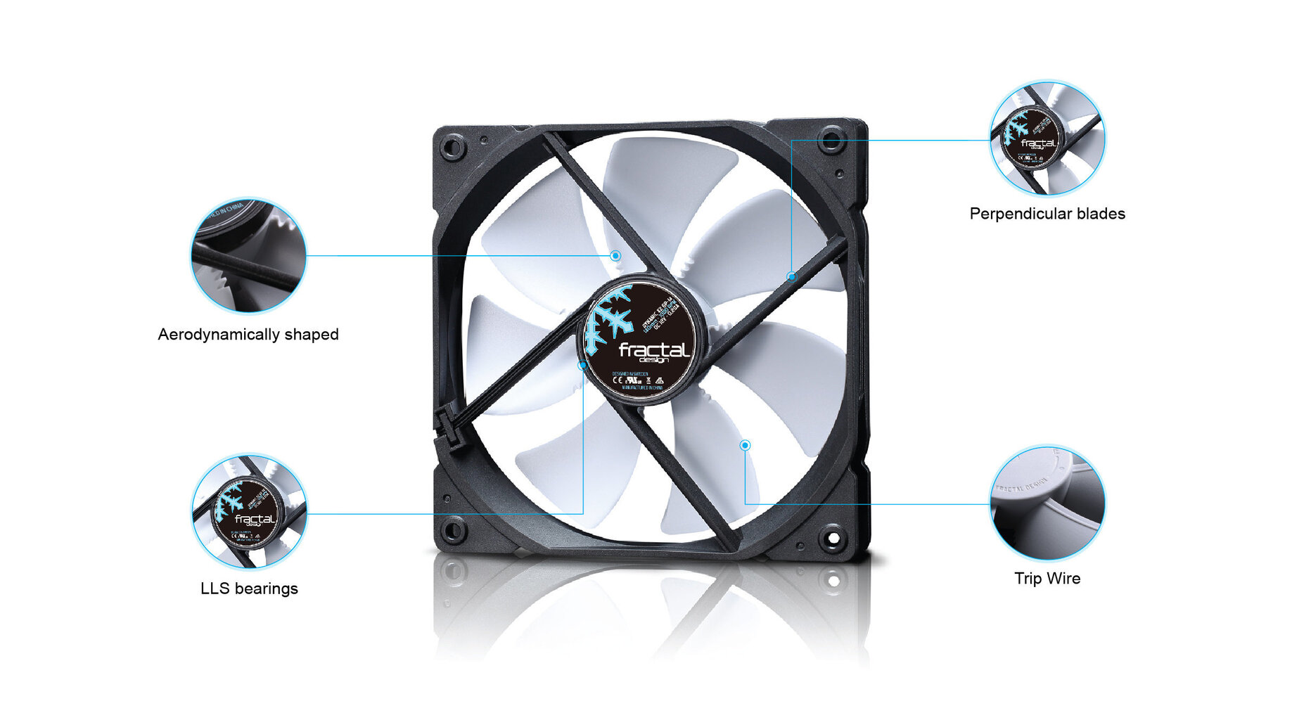 Fractal Design FD-FAN-DYN-X2-GP14-WT hind ja info | Arvuti ventilaatorid | kaup24.ee