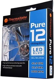 Thermaltake Pure 12 LED CL-F012-PL12BU-A hind ja info | Arvuti ventilaatorid | kaup24.ee