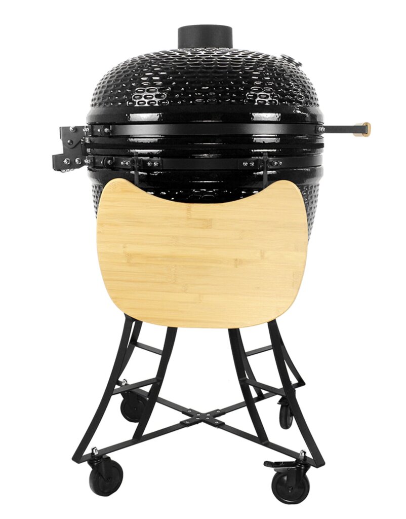 Keraamiline grill Kamado Nordgarden XXL koos lisatarvikutega 26" must hind ja info | Grillid | kaup24.ee