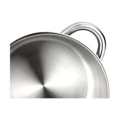 Кастрюля с крышкой FAGOR Silverinox, нержавеющая сталь 18/10 хром, Ø 24 см цена и информация | Кастрюли, скороварки | kaup24.ee