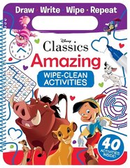 Disney Classics: Amazing Wipe-Clean Activities hind ja info | Väikelaste raamatud | kaup24.ee