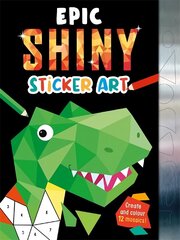 Epic Shiny Sticker Art hind ja info | Väikelaste raamatud | kaup24.ee