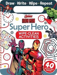 Marvel Avengers Iron Man: Super Hero Wipe-Clean Activities цена и информация | Книги для малышей | kaup24.ee