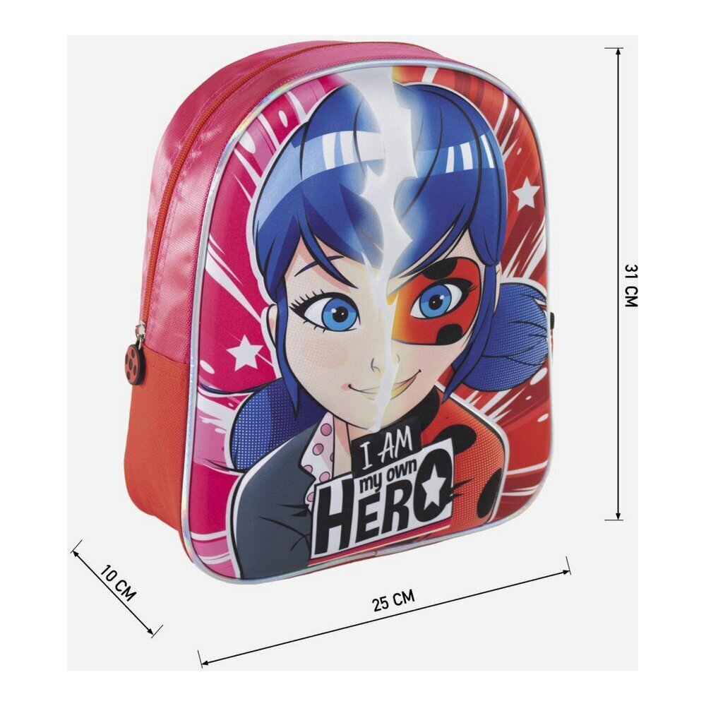 Miraculous Ladybug 3D seljakott hind ja info | Koolikotid, sussikotid | kaup24.ee