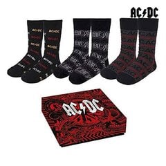 AC/DC 3 paari sokke komplekt цена и информация | Мужские носки | kaup24.ee