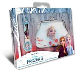 Цифровые часы Frozen + кошелек цена и информация | Аксессуары для детей | kaup24.ee