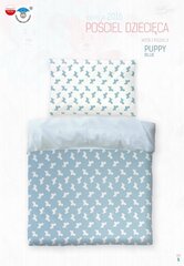 Beebi voodilina 100x135 cm Puppy Blue hind ja info | Beebide ja laste voodipesu | kaup24.ee