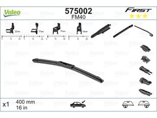 Kojamees Valeo Multiconnection 400 mm hind ja info | Valeo Autokaubad | kaup24.ee