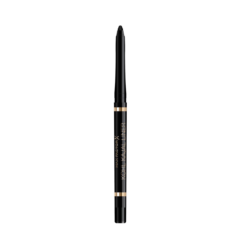 Väljakeeratav silmapliiats Max Factor Khol Kajal 001 Black 4.5 g цена и информация | Ripsmetušid, lauvärvid, silmapliiatsid, seerumid | kaup24.ee