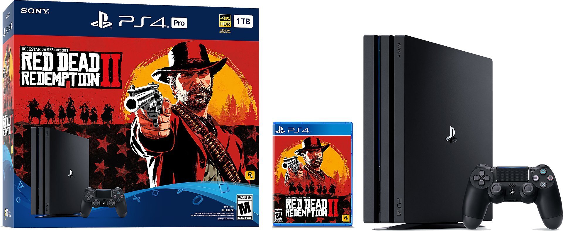 Mängukonsool Sony PlayStation 4 (PS4) Pro, 1 TB + Red Dead Redemtion 2 цена и информация | Mängukonsoolid | kaup24.ee