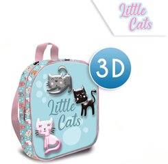 Рюкзак Little Cats 3D цена и информация | Аксессуары для детей | kaup24.ee