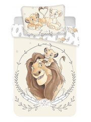 Lion King voodipesu puuvillane 100x135 + 40x60 цена и информация | Детское постельное бельё | kaup24.ee