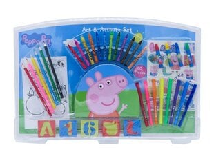 Набор для рисования «Свинка Пеппа» 60 шт. цена и информация | Peppa Pig Товары для детей и младенцев | kaup24.ee