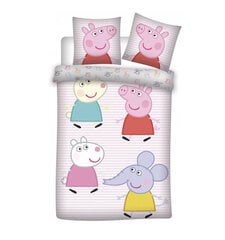 Peppa Pig puuvillane voodipesu 100 x 135 + 40 x 60 hind ja info | Voodipesukomplektid | kaup24.ee