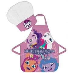 Minu Little Pony köögipõlle ja mütsi komplekt hind ja info | Köögirätikud, pajakindad, põlled | kaup24.ee