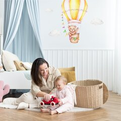 Детская интерьерная наклейка Тедди на воздушном шаре цена и информация | Декоративные наклейки | kaup24.ee