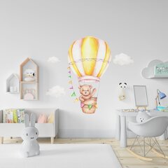 Laste interjööri kleebis Teddy in Hot Air Balloon цена и информация | Декоративные наклейки | kaup24.ee