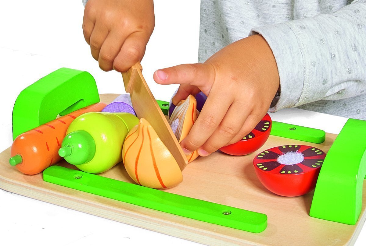Puidust köögiviljade komplekt, Simba Eichhorn, 24 kuud + цена и информация | Imikute mänguasjad | kaup24.ee