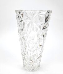 Стеклянная ваза, 25 х 13,5 см цена и информация | Vaasid | kaup24.ee