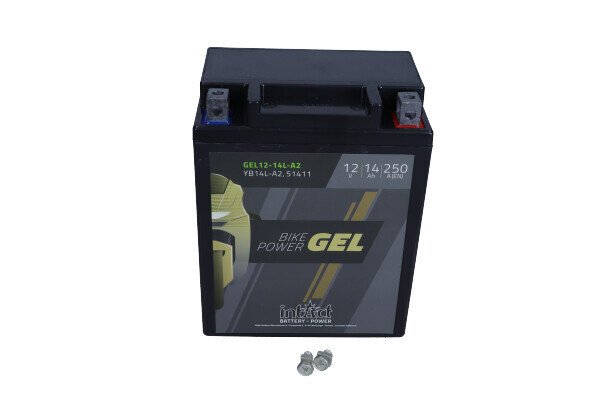 Aku mootorrattale intAct Battery-Power GEL YB14L-A2 12V 14Ah c20 250A hind ja info | Mootorrataste akud | kaup24.ee