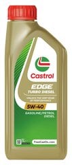 Castrol Edge Turbo Diesel TITANIUM FST 5W-40 1l hind ja info | Castrol Autokaubad | kaup24.ee