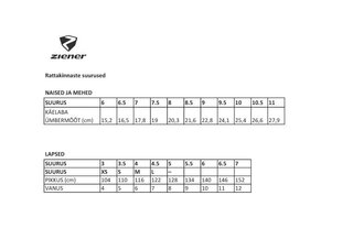 Meeste rattakindad Ziener Ceniz 988205-12-8.5 hind ja info | Rattakindad | kaup24.ee