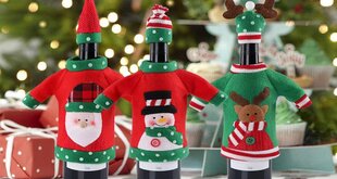 Jõulukaunistus, rõivastatud pudel hind ja info | Jõulukaunistused | kaup24.ee