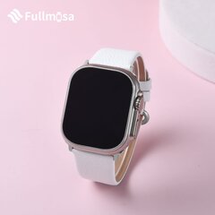 Fullmosa 42 мм 44 мм 45 мм совместимые ремешки для Apple Watch для iWatch 8 7 6 SE SE2 5 4 3 серии белый цена и информация | Аксессуары для смарт-часов и браслетов | kaup24.ee