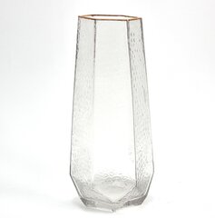 Стеклянная ваза, 30 x 14 см цена и информация | Vaasid | kaup24.ee