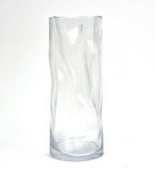 Стеклянная ваза, 29,5 x 11,5 см цена и информация | Vaasid | kaup24.ee