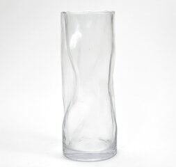 Стеклянная ваза, 25x10 см цена и информация | Vaasid | kaup24.ee
