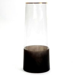 Стеклянная ваза, 30 x 12,5 см цена и информация | Vaasid | kaup24.ee