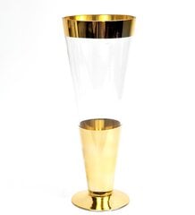 Стеклянная ваза, 40 x 11 см цена и информация | Vaasid | kaup24.ee