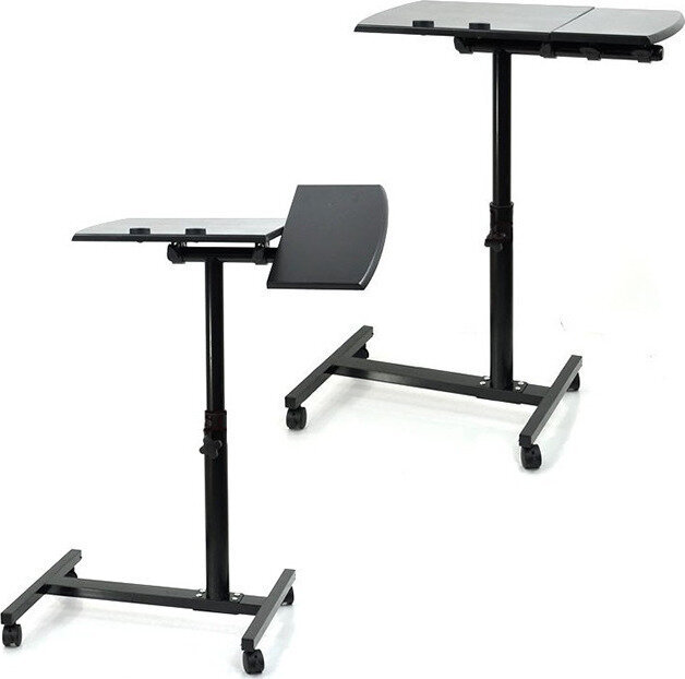 Kokkupandav reguleeritav laud sülearvutile, HS-302, must hind ja info | Arvutilauad, kirjutuslauad | kaup24.ee
