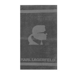 Karl Lagerfeld Rätik Rannahall 170x95 cm hind ja info | Rätikud, saunalinad | kaup24.ee