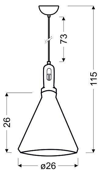 Candellux rippvalgusti Robinson цена и информация | Rippvalgustid | kaup24.ee