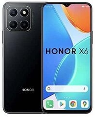 Honor X6 4/64GB Dual SIM 5109AJKW Midnight Black hind ja info | Telefonid | kaup24.ee