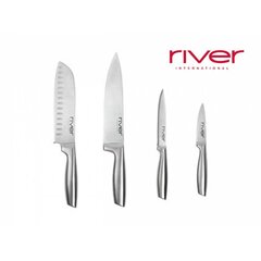 Nugade Komplekt River Roostevaba teras 4 pcs цена и информация | Ножи и аксессуары для них | kaup24.ee