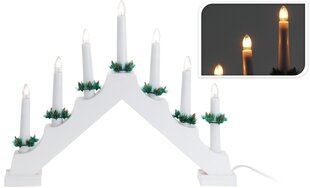 Рождественский подсвечник с лампочками цена и информация | Декорации | kaup24.ee