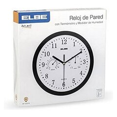 Настенное часы ELBE RP-1005-N Белый/Черный цена и информация | Часы | kaup24.ee