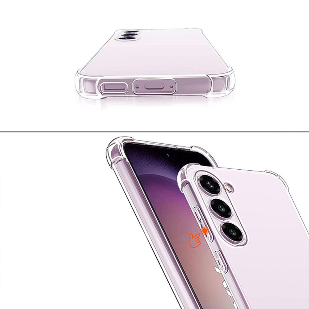Telefoniümbris Antishock 1,5mm - Samsung Galaxy S23, läbipaistev hind ja info | Telefoni kaaned, ümbrised | kaup24.ee