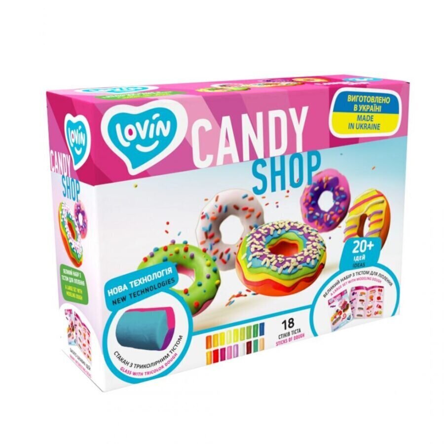 Loominguline komplekt Modelling pusle Play Dough - Sweet Shop, 3+ aastat hind ja info | Arendavad mänguasjad | kaup24.ee